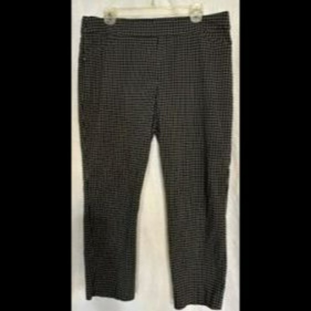 Briggs stretch pull on ankle pant Herringbone size 14